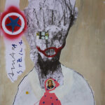 AMARA STELLA, mixed media on paper 2014, cm 70x50