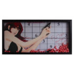 FUJIKO NON JIOCA A SUDOKU, mixed media 2006, cm 50x102