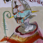 POP MAZINGER, mixed media on paper 2014, cm 70x50