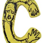 C (1), mixed media 2017, cm 55x40